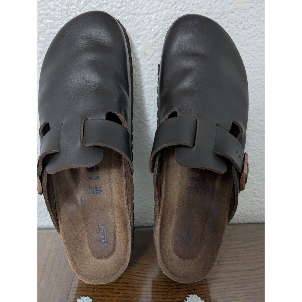 Birkenstock Boston oiled leather black 47